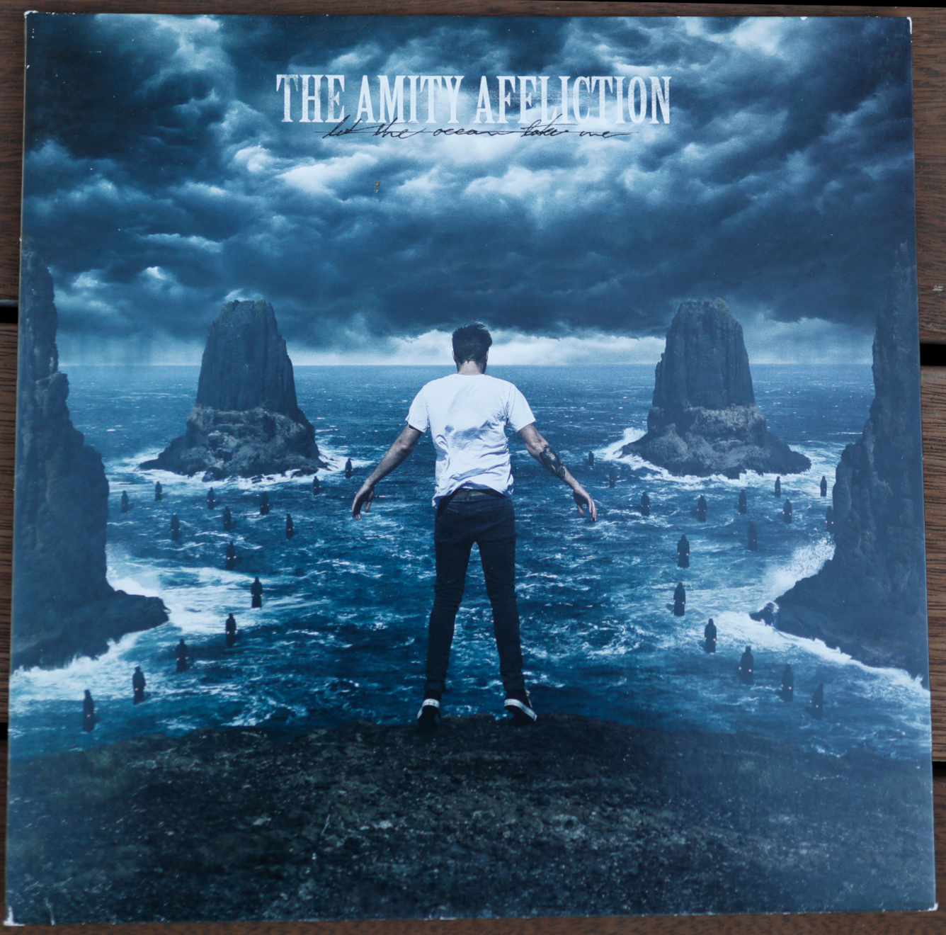 The Amity Affliction - Let The Ocean Take Me - Clear with Black Splatter