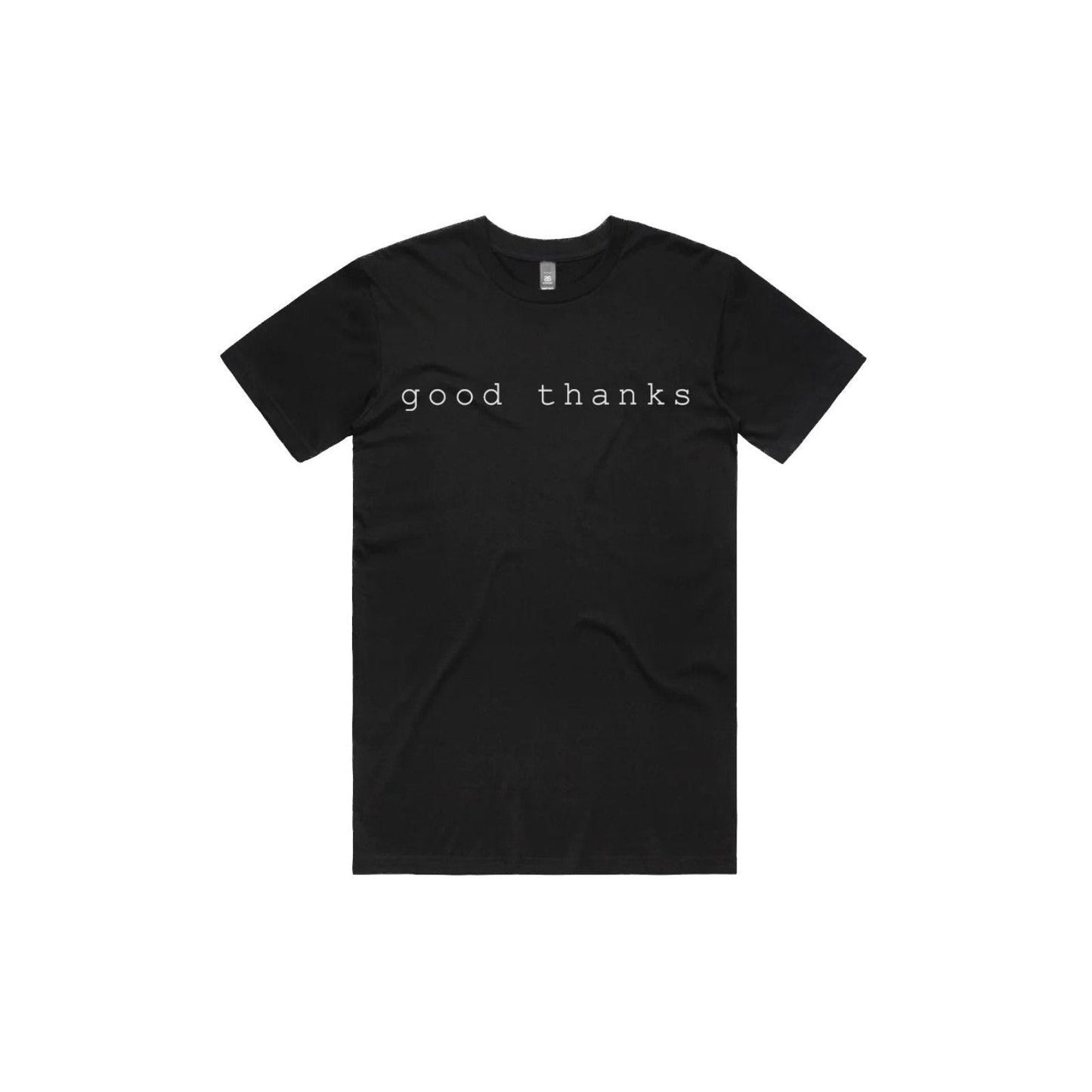 Good Thanks Movember T // Black