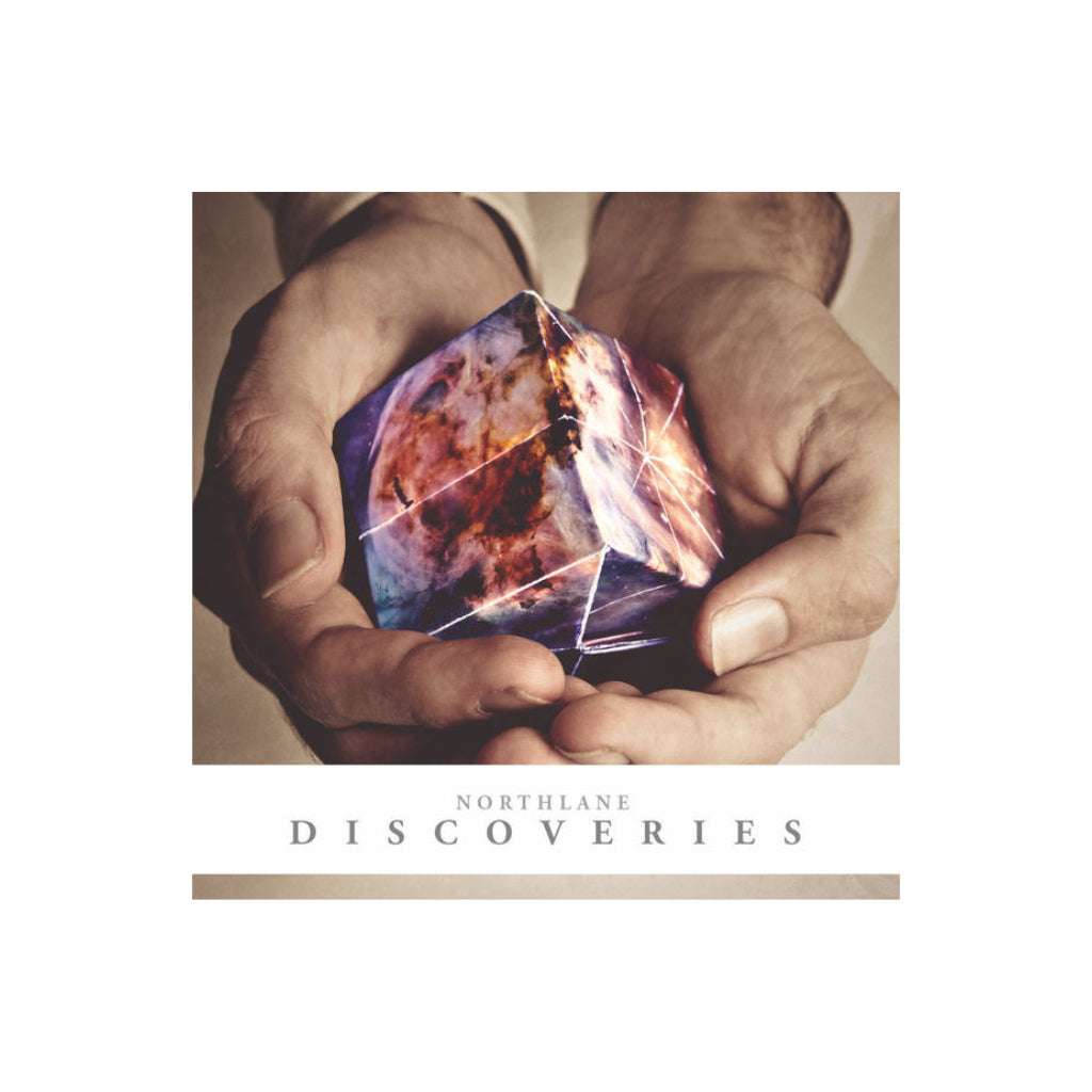 Northlane – Discoveries - White with blue and pink splatter