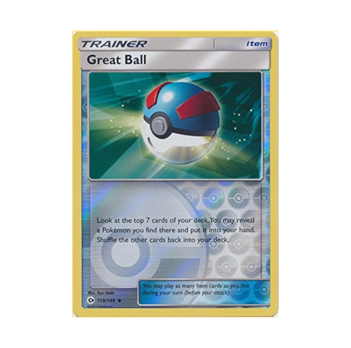 Sun and Moon 119/149 Great Ball Rev Holo