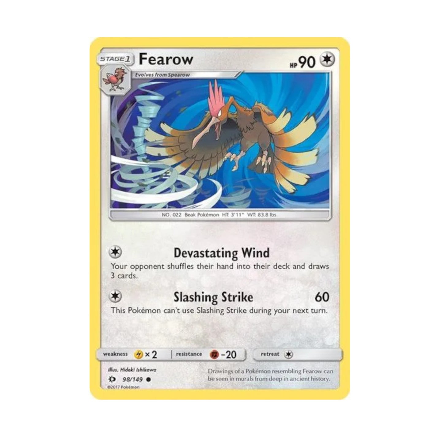 Sun and Moon 098/149 Fearow Common