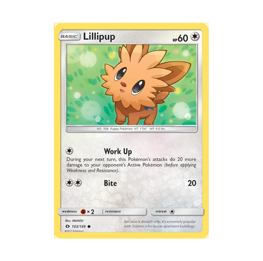 Sun and Moon 103/149 Lillipup Common