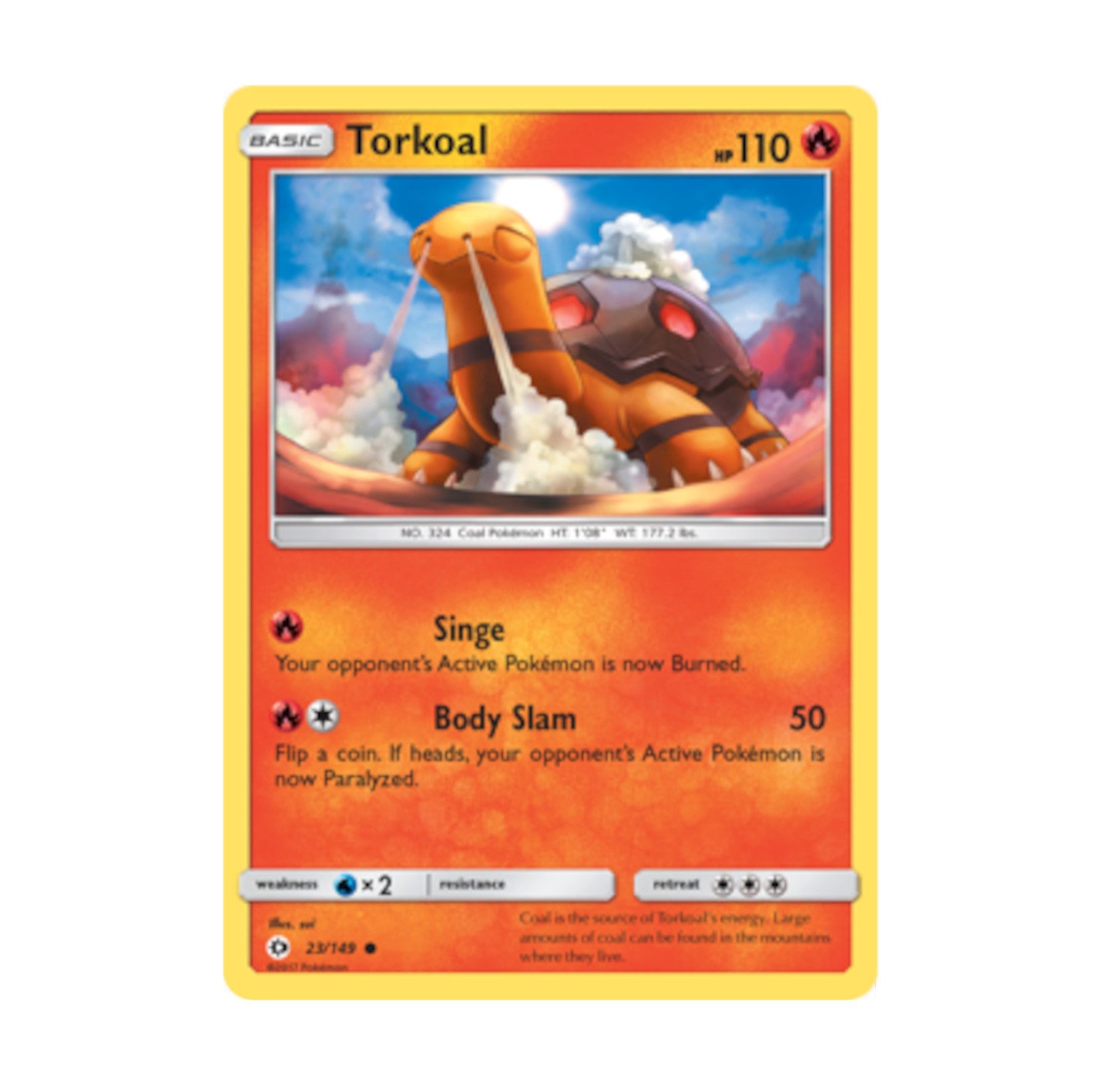 Sun and Moon 023/149 Torkoal Common