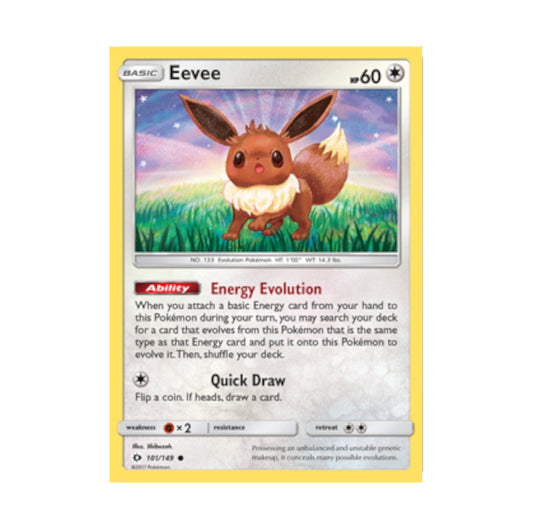 Sun and Moon 101/149 Eevee Common