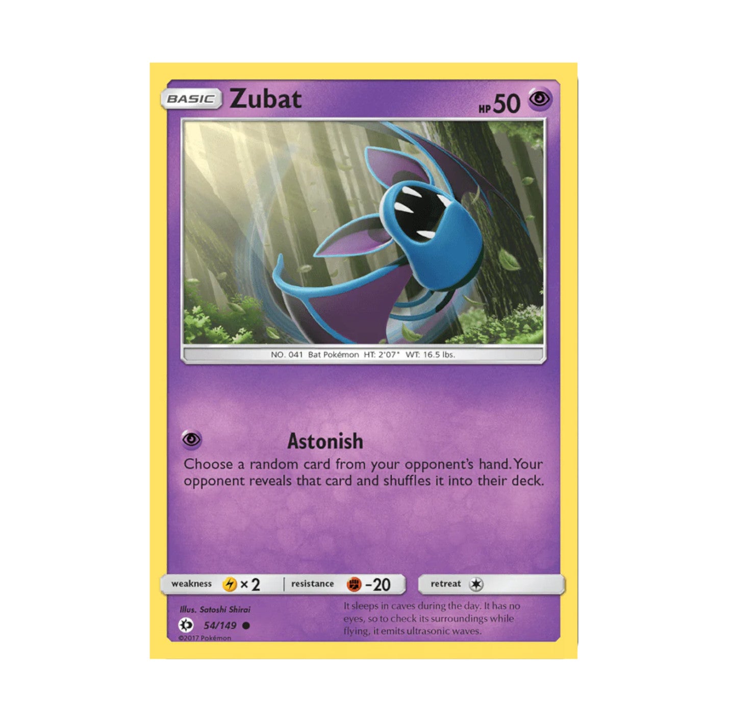 Sun and Moon 054/149 Zubat Common