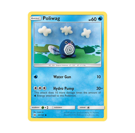 Sun and Moon 030/149 Poliwag Common