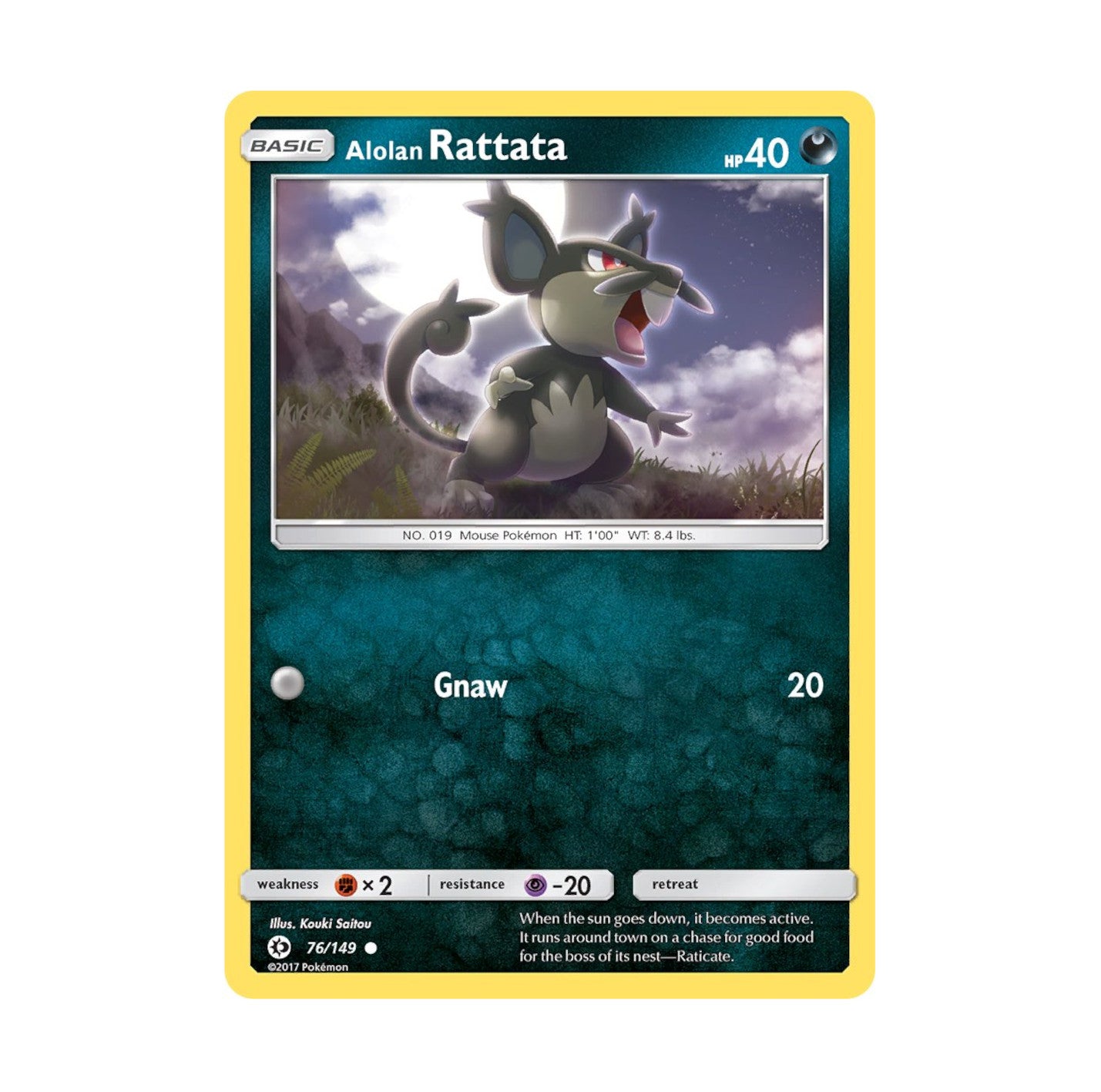 Sun and Moon 076/149 Alolan Rattata Common