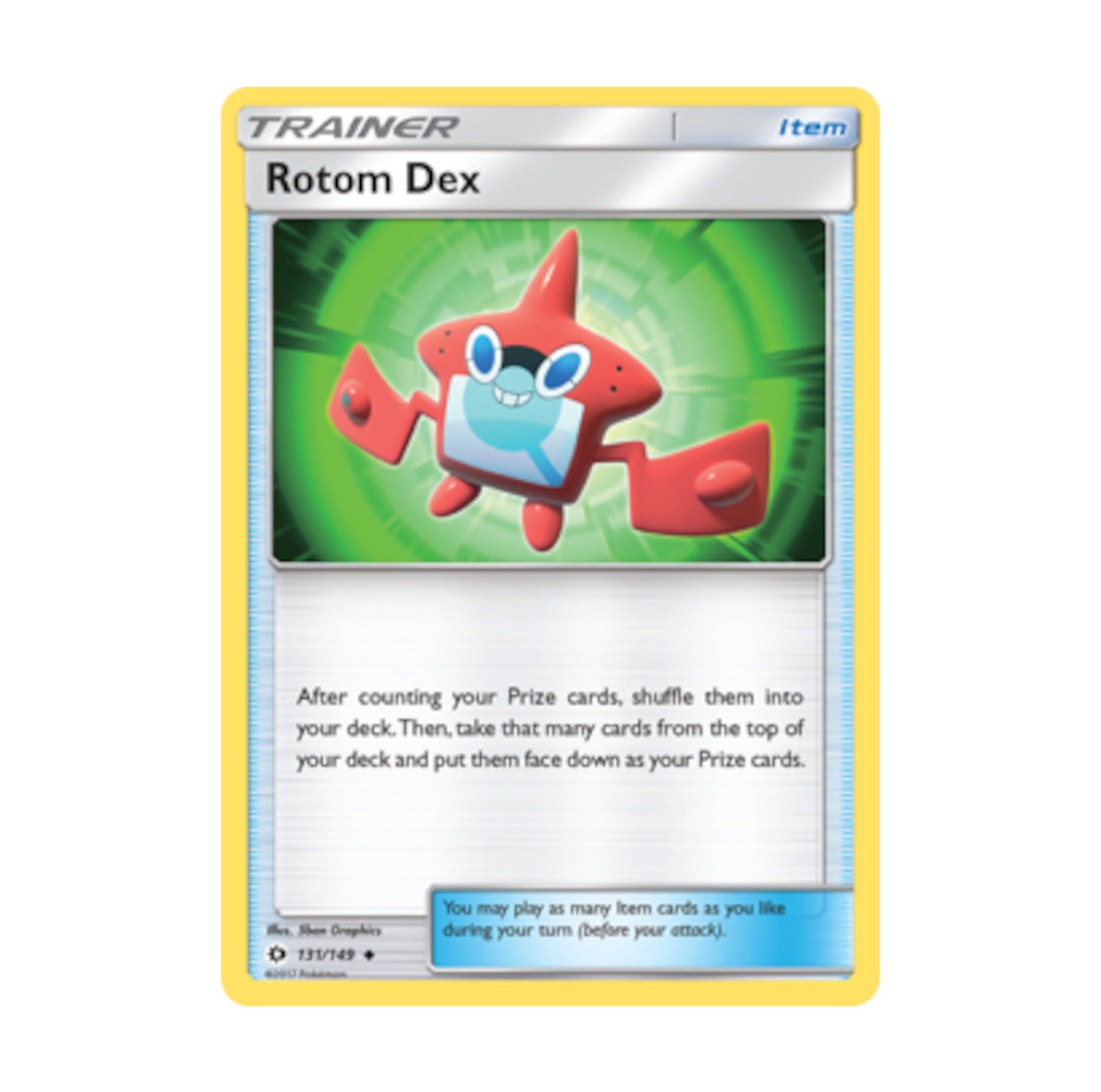 Sun and Moon 131/149 Rotom Dex Common