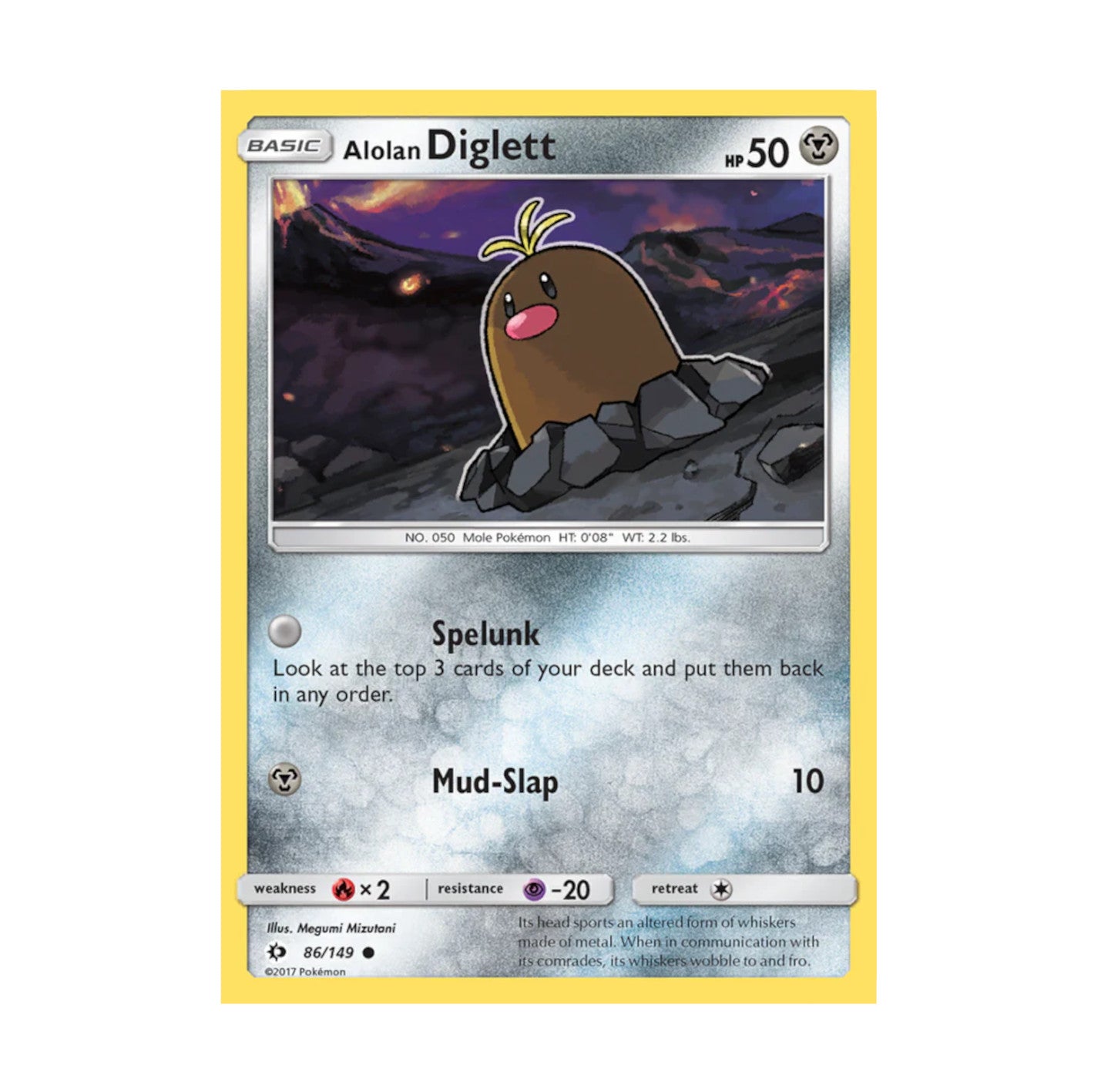 Sun and Moon 086/149 Alolan Diglett Common