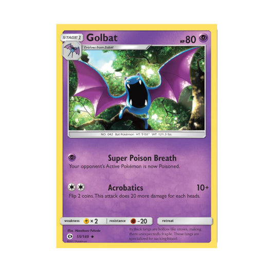 Sun and Moon 055/149 Golbat Common