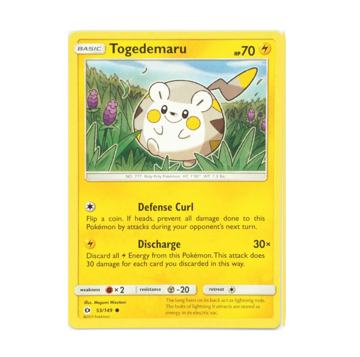 Sun and Moon 053/149 Togedemaru Common