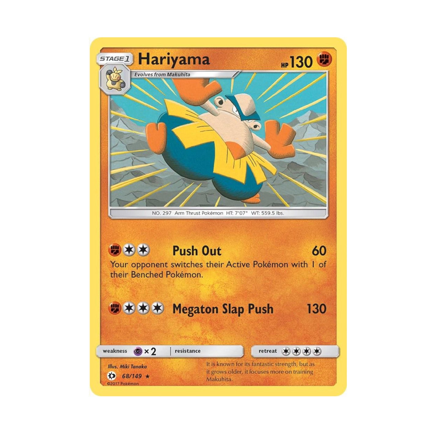 Sun and Moon 068/149 Hariyama