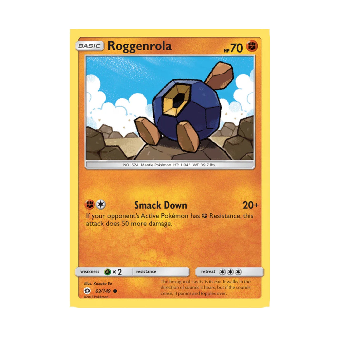 Sun and Moon 069/149 Roggenrola Common