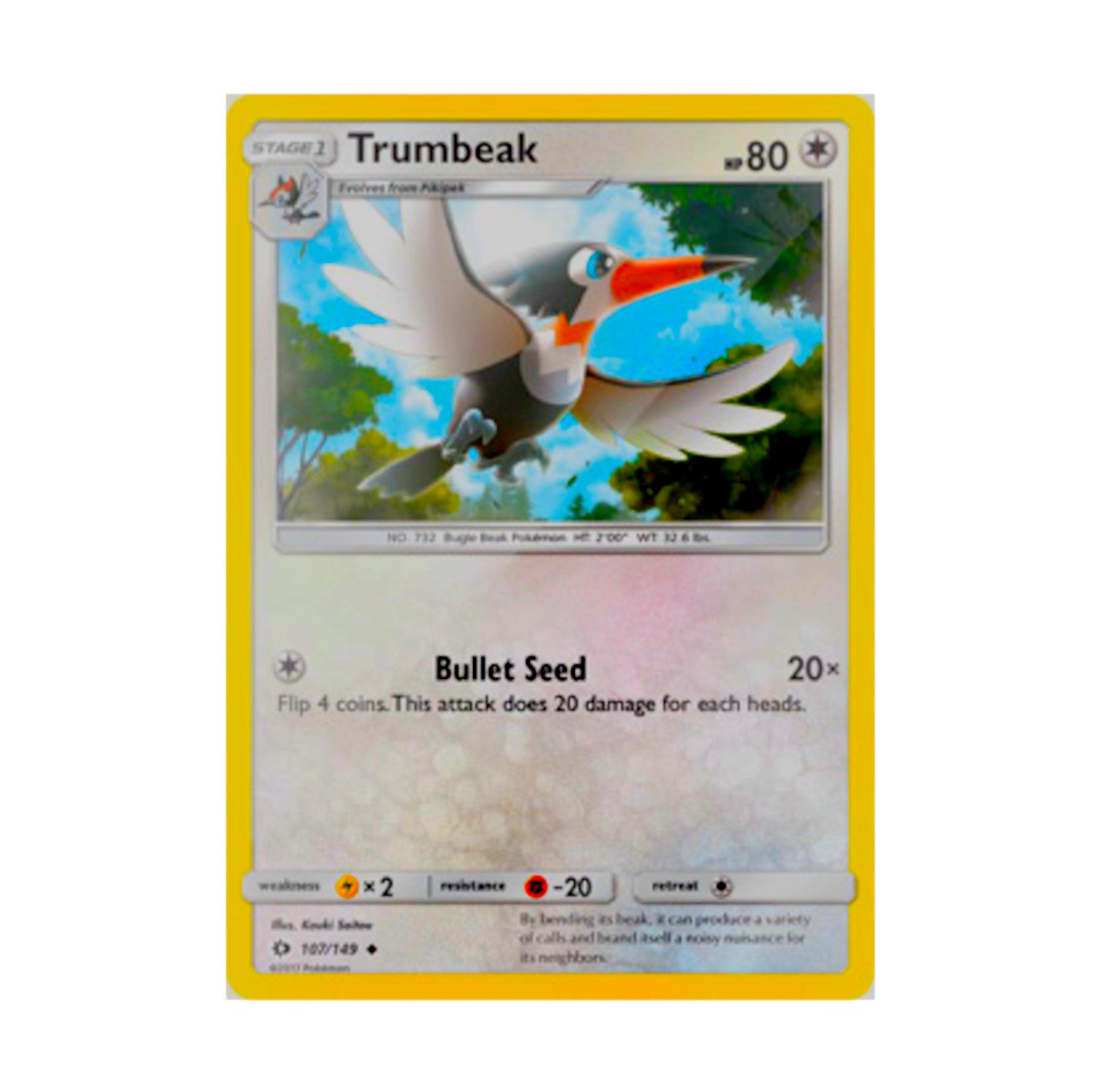 Sun and Moon 107/149 Trumbeak Common