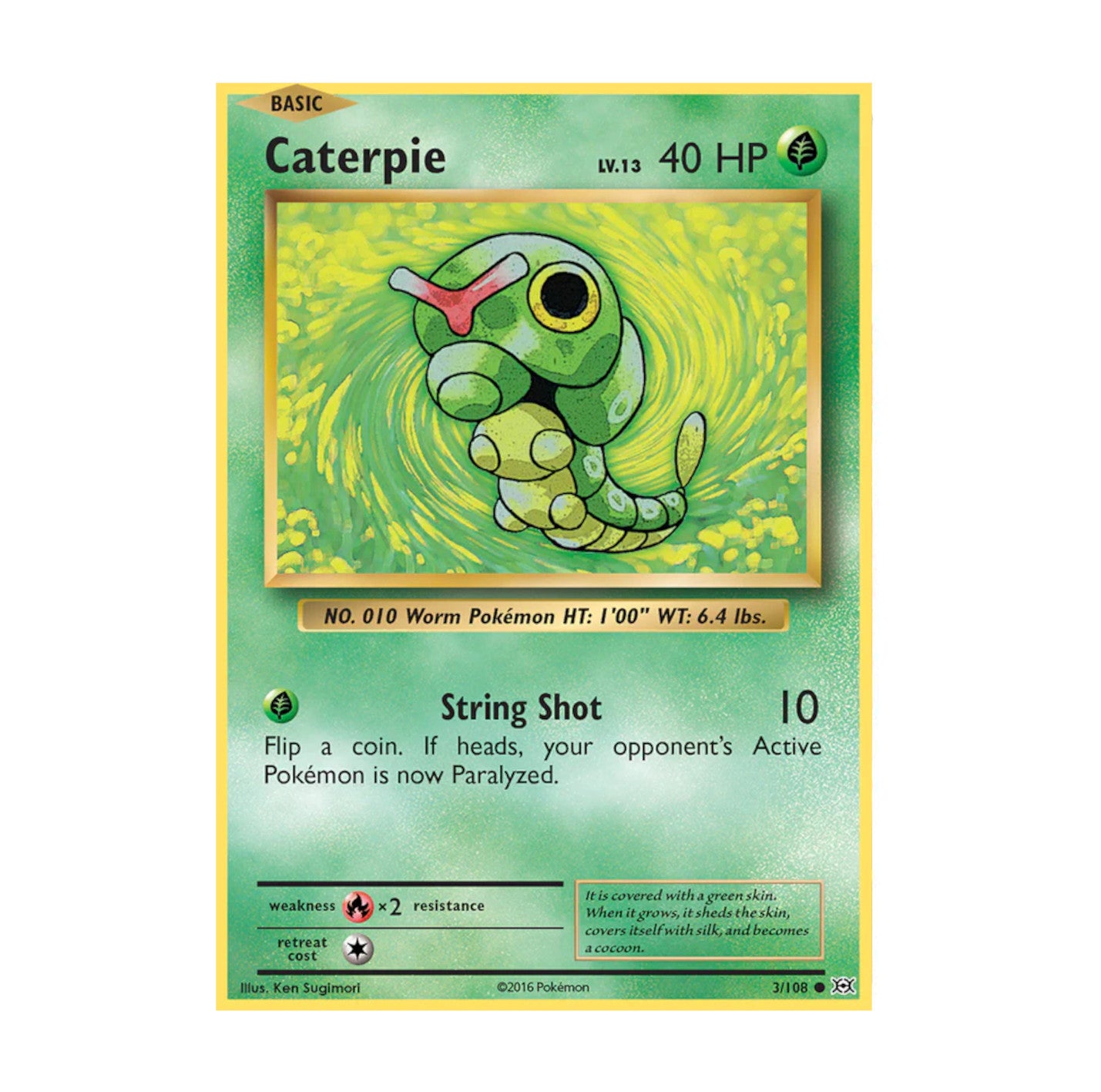 XY Evolutions 003/108 Caterpie Common