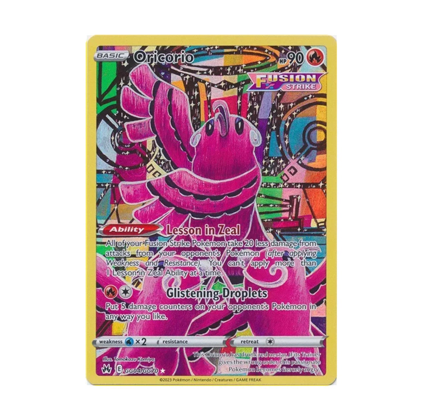 Crown Zenith GG04/GG70  Oricorio - Galarian Gallery - M/NM