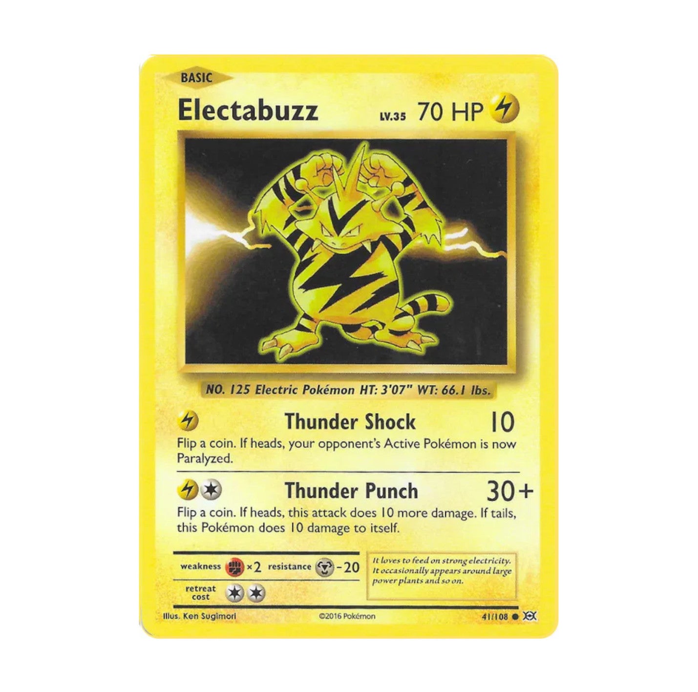 XY Evolutions 041/108 Electabuzz Common