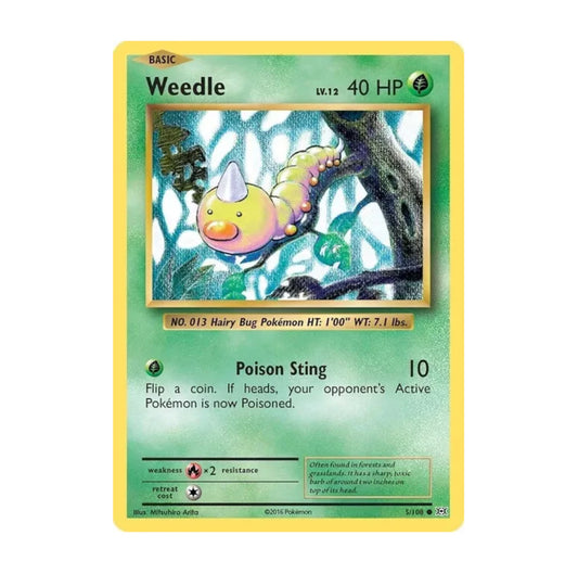 XY Evolutions 005/108 Weedle Common