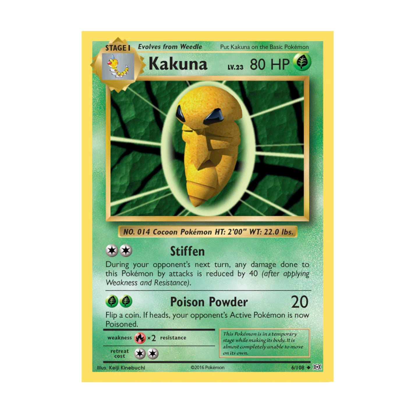 XY Evolutions 006/108 Kakuna Common