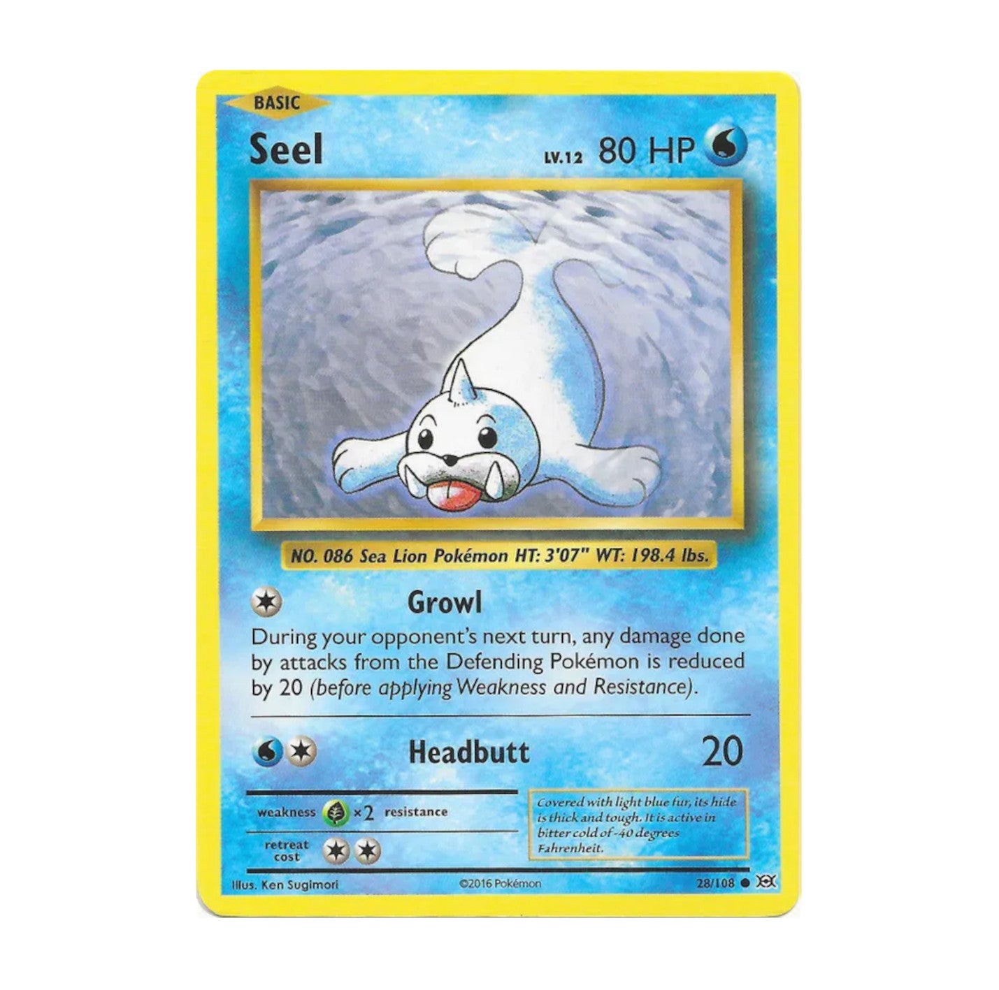 XY Evolutions 028/108 Seel Common