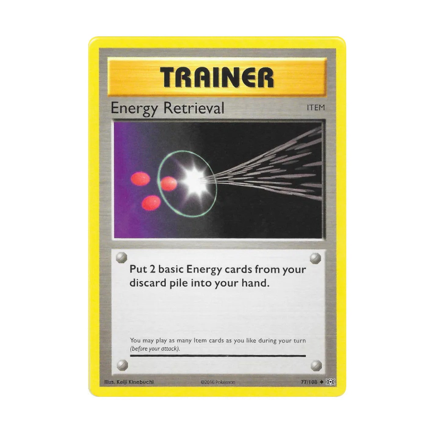 XY Evolutions 077/108 Energy Retrieval Uncommon