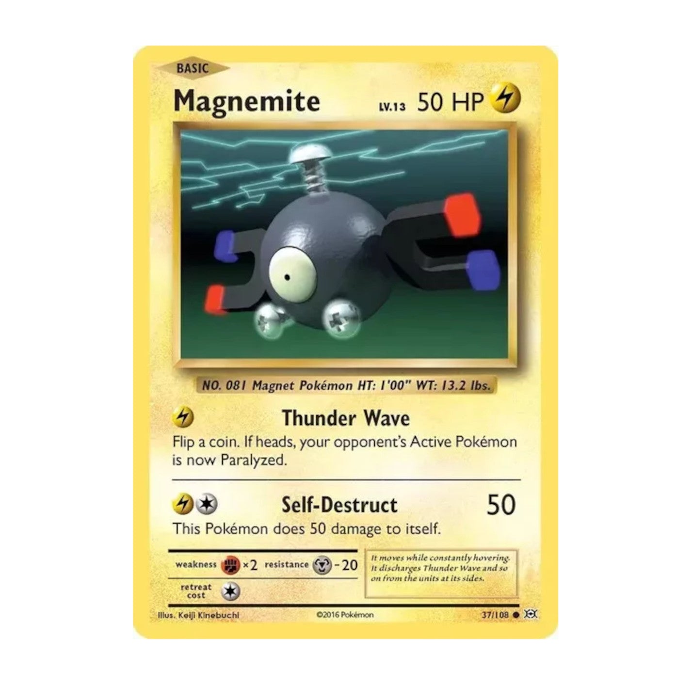 XY Evolutions 037/108 Magnemite Common