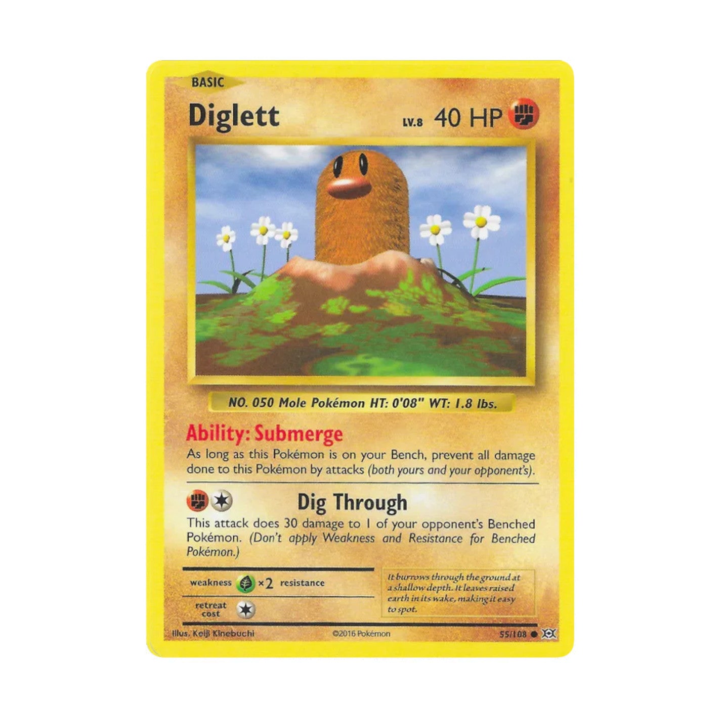 XY Evolutions 055/108 Diglett Common