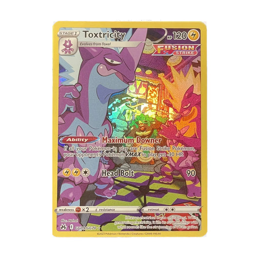 Crown Zenith GG09/GG70 Toxtricity - Galarian Gallery - M/NM