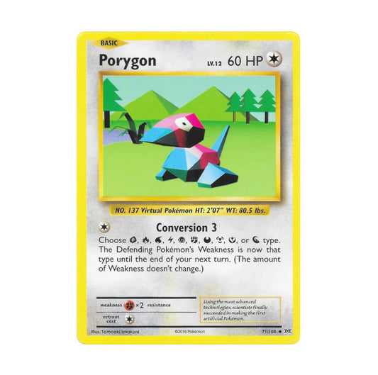 XY Evolutions 071/108 Porygon Uncommon