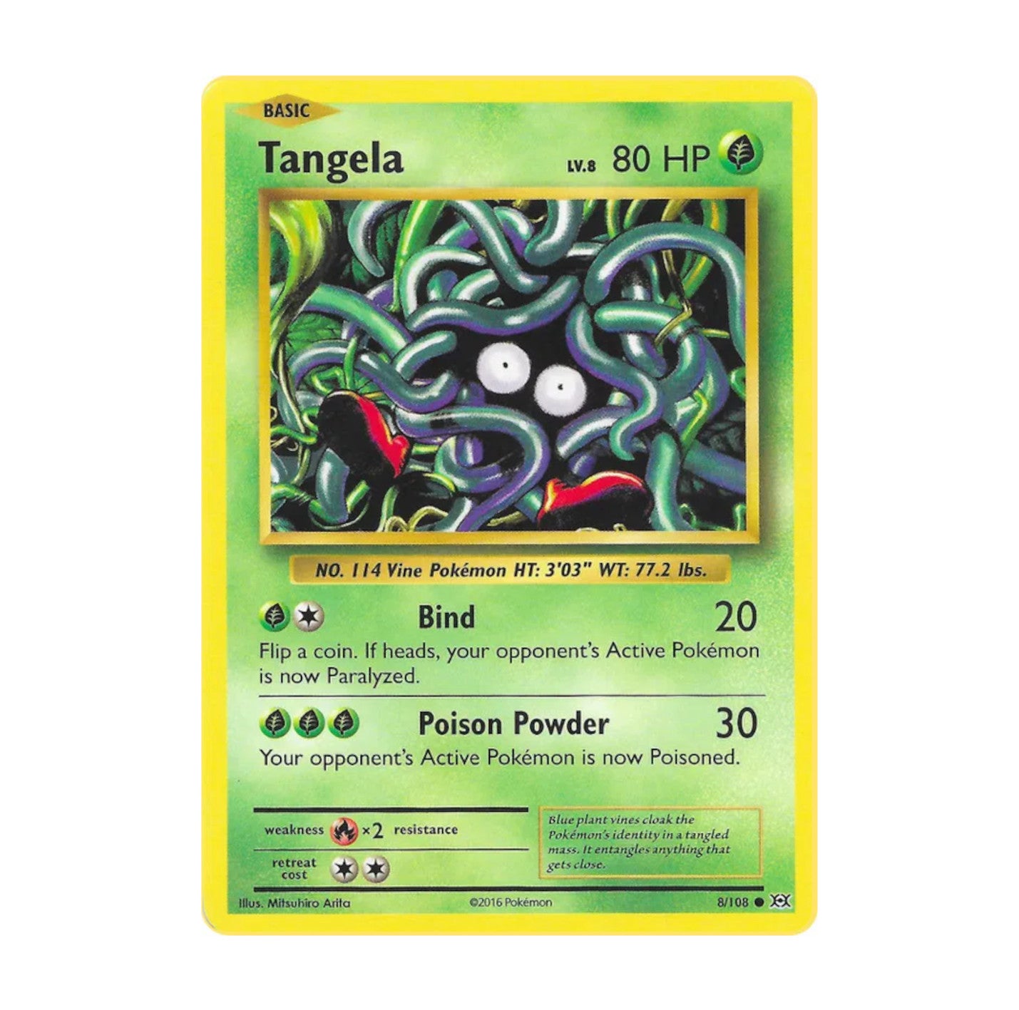 XY Evolutions 008/108 Tangela Common