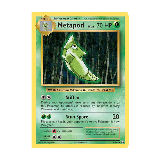 XY Evolutions 004/108 Metapod Common