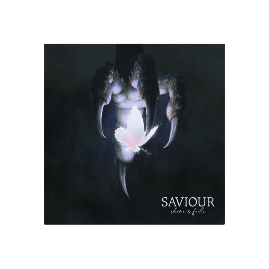 Saviour - Shine and Fade - White w/ Blue and Black Splatter - Seem Split