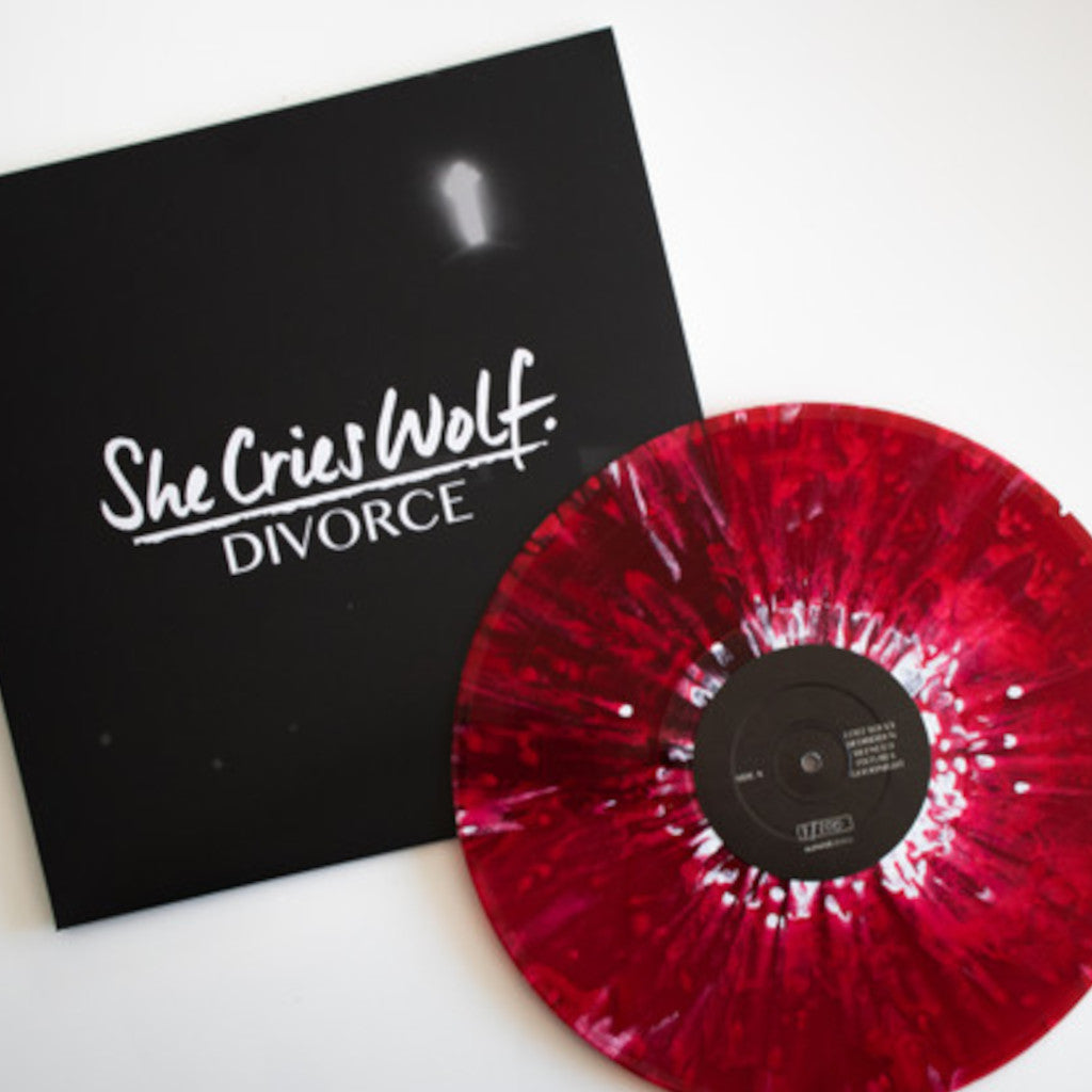 She Cries Wolf - Divorce - Red and White Splatter