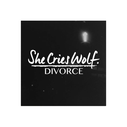 She Cries Wolf - Divorce - Red and White Splatter