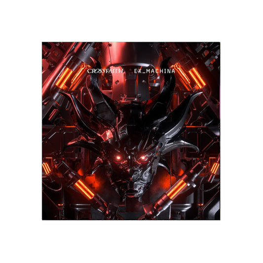 Crossfaith – Ex_Machina - Orange with Black Splatter