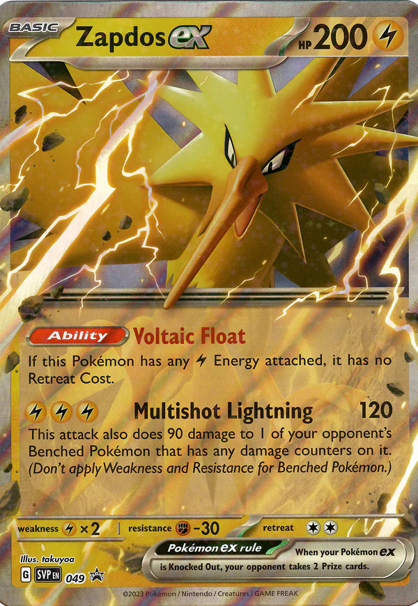 Zapdos SVP EN 049 Jumbo Promo